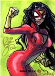 PSC (Personal Sketch Card) by Renae De Liz